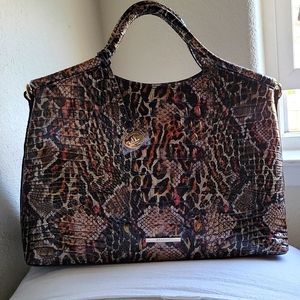 New Brahmin Elaine Bag in Croc Embossed Leather